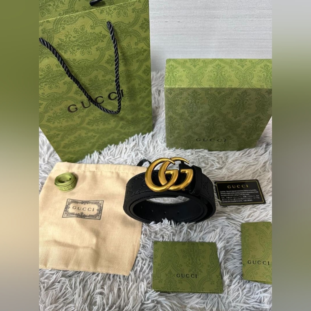 Gucci GG Leather Belt